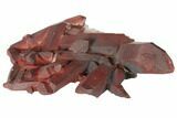 Natural, Red Quartz Crystal Cluster - Morocco #134067-1